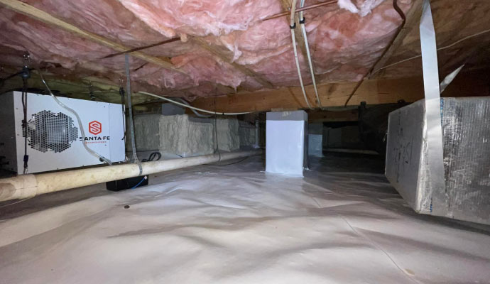 Controlling moisture with equipment